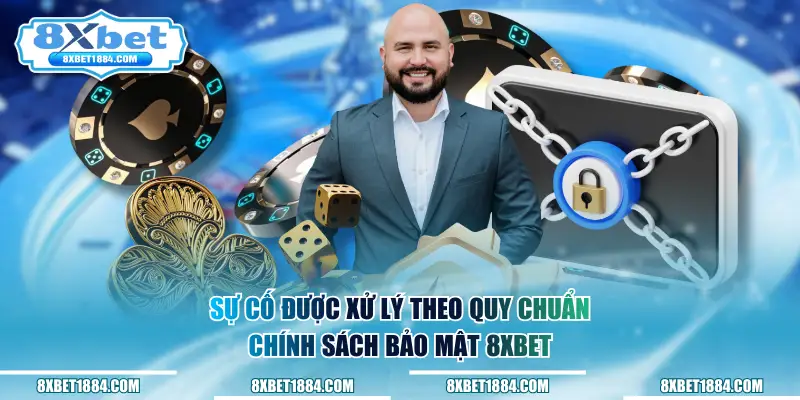 Sự cố được xử lý theo quy chuẩn chính sách bảo mật 8xbet